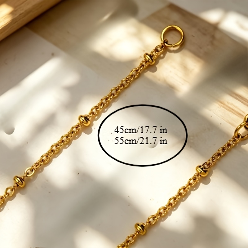 Premium Chain Necklace with Exquisite Round Bead Decoration